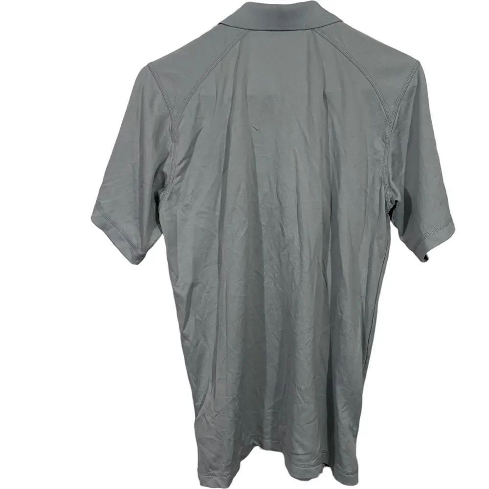 The North Face Grey Athletic Short Sleeve Polo Shirt